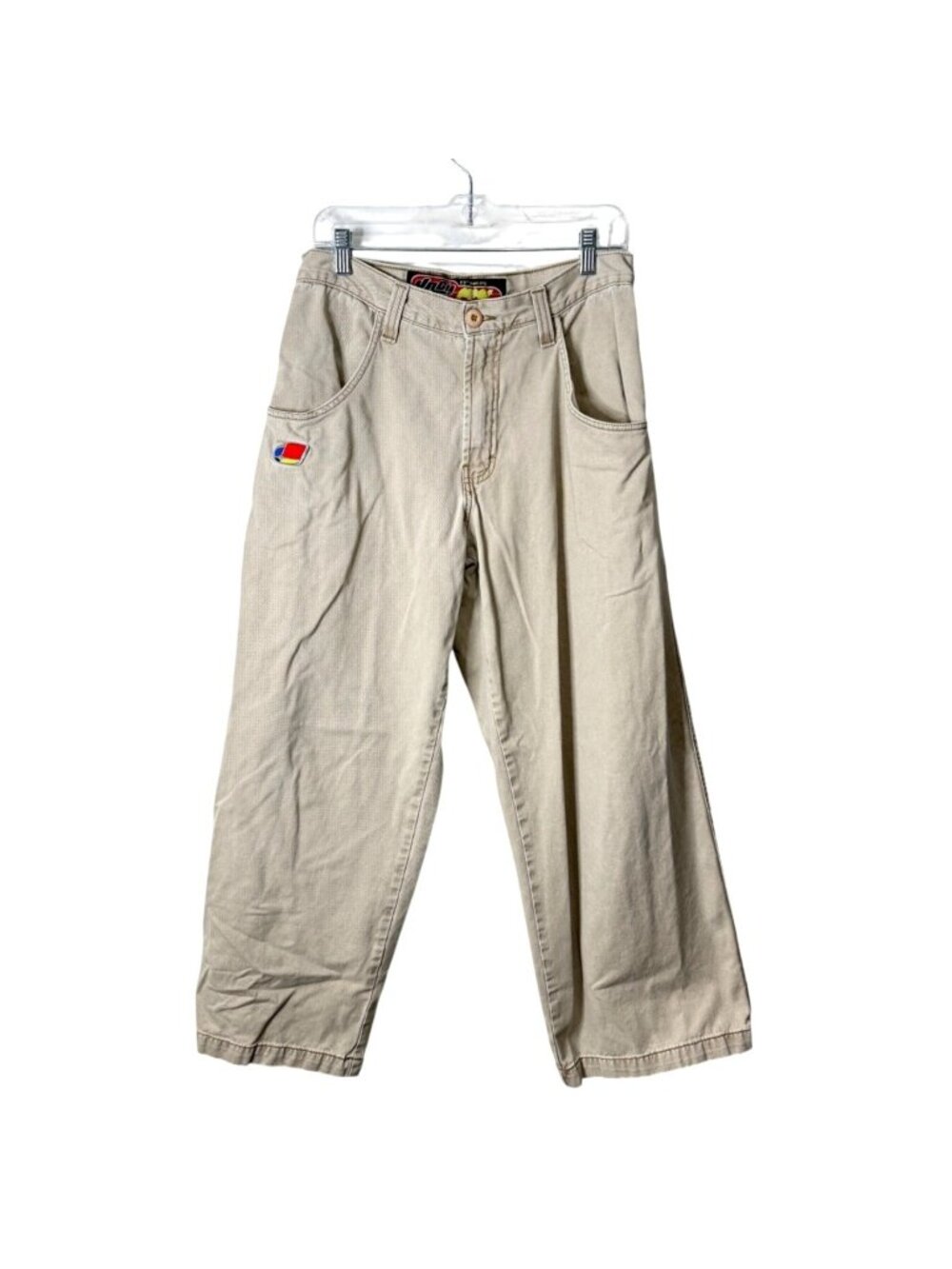 Vtg JNCO Pipes 179 Mens 31x30 Baggy Pants 23-inch-Leg Khaki 90s J179T Wide-Leg